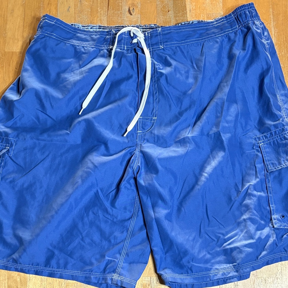 BUM Equipment Men's Royal Blue Swim Board Shorts